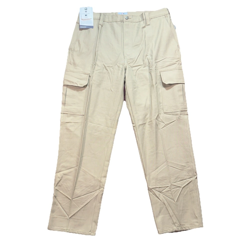 Tyndale Workwear Mens 38/32 FR ARC NFPA Cargo Pants Khaki CAT2 K215T NWT
